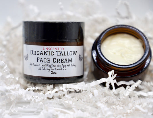 Unscented Organic Tallow Face Cream