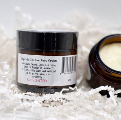 Unscented Organic Tallow Face Cream