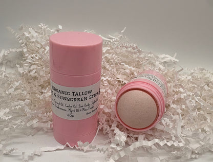 Organic Tallow Face Sunscreen Stick